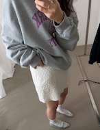 【新作5%OFF・3日間】University Sweat Tops_2colors