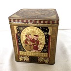 TIN缶 　お茶缶　Lipton  オリエンタルな図柄　大型希少 12OTas22