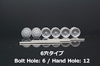 7mm ALCOA 3軸用 6穴 8穴 10穴 タイプ 3Dプリント ホイール 1/64 未塗装