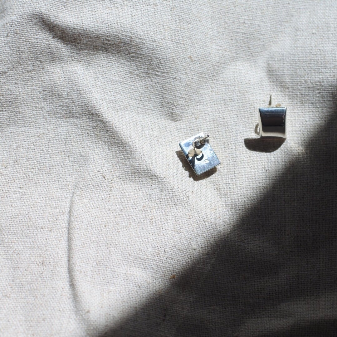 シルバー925  スクエアピアス