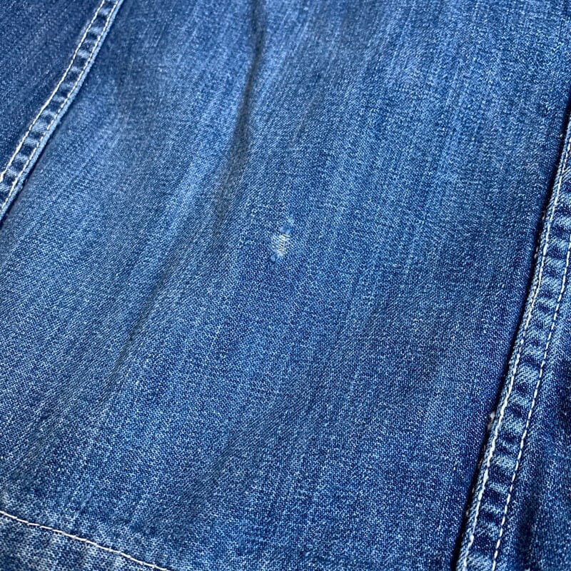 40's ROUND HOUSE ラウンドハウス デニムカバーオール チンスト ワーク