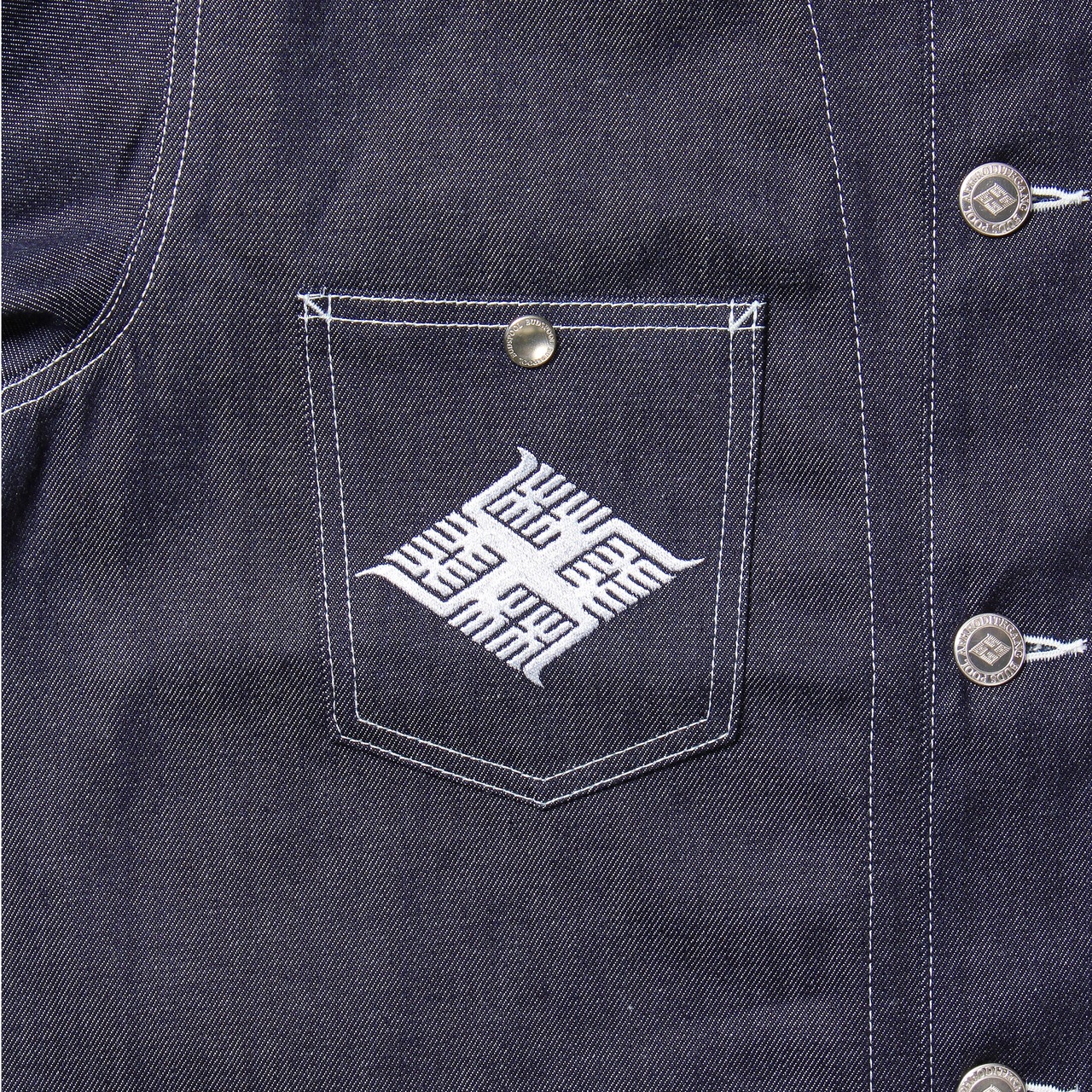 麻LOGO DENIM JACKET | APHRODITEGANG HOLDINGS