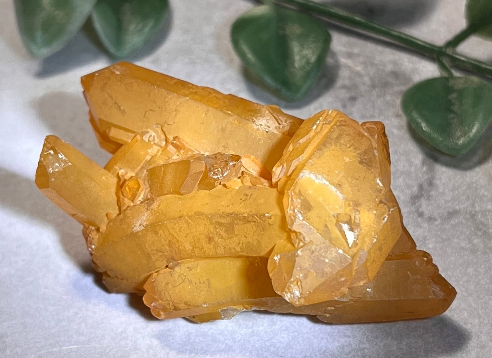 恋愛・ビジネス✨ レインボー シトリンクォーツ 黄水晶 原石 ポイント