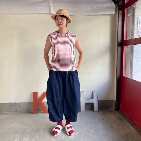 快晴堂 レディース パンツ ふわふわタックパンツ Girl's・マルチ
