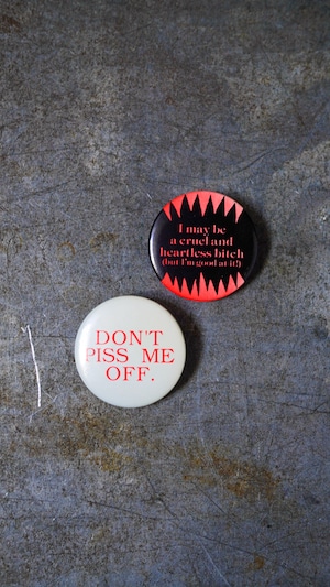 【VINTAGE】U.S. VINTAGE 缶バッジ 2個セット 《ヴィンテージ》