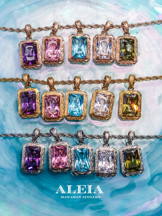 Sparkle Stone  Necklace [316L] ハワイアンジュエリー