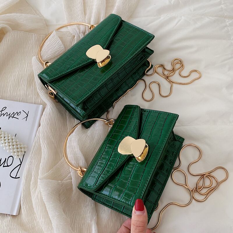 スタイルストーンパターンチェーン ハンドバッグ メッセンジャーバッグ 手作りハンドバック42581352939