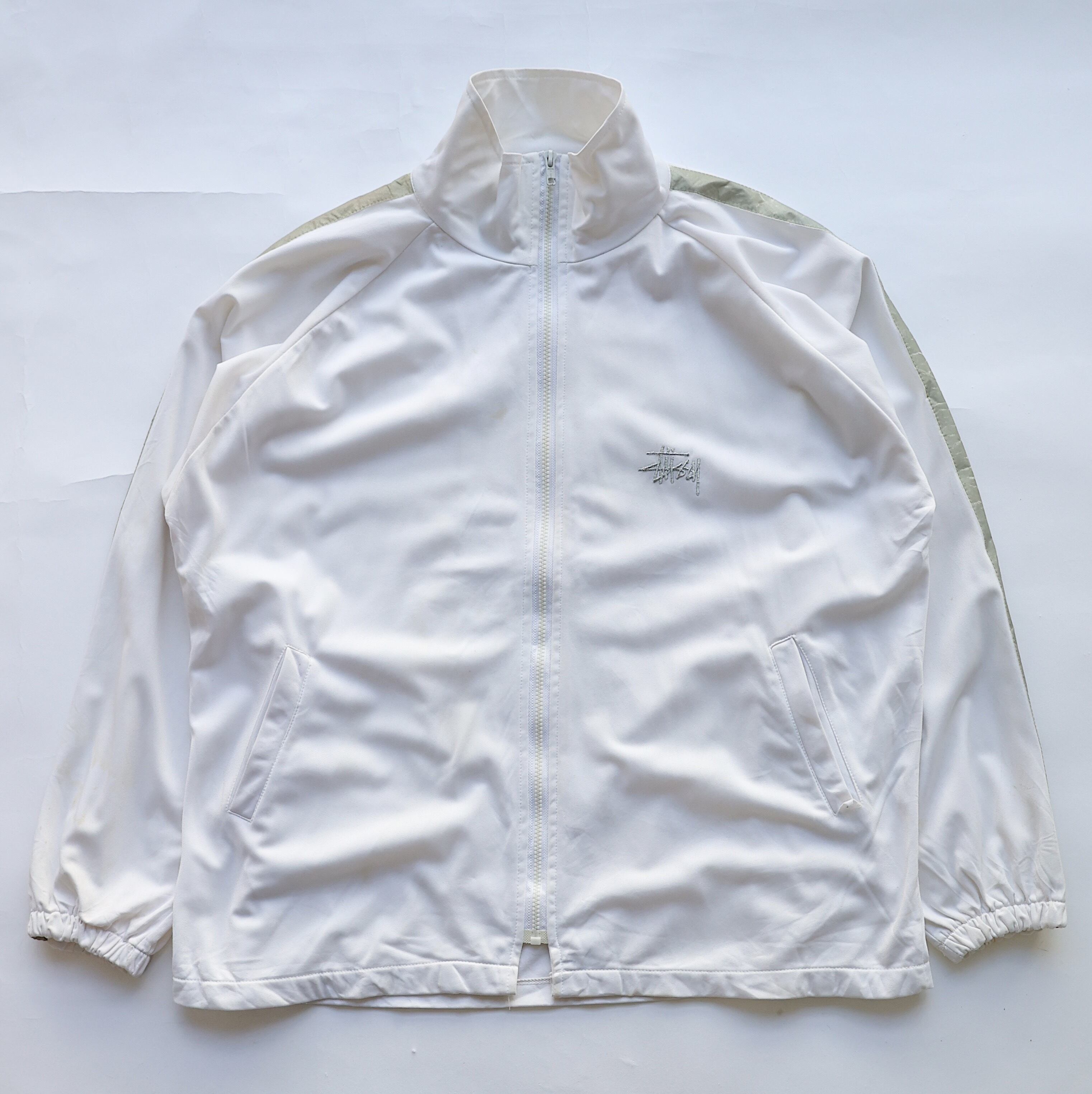 STUSSY SPORT 90-00S REFLECTOR TRACK JACKET