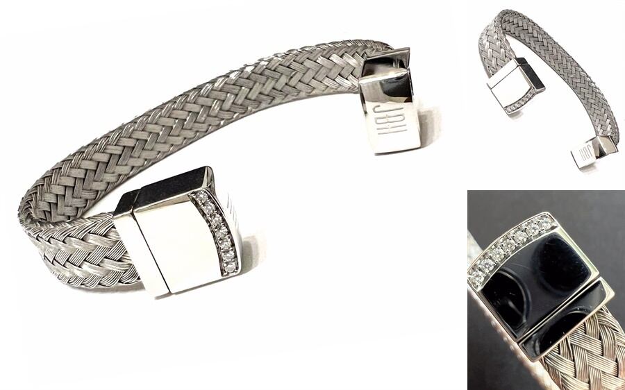 JBH 18k ネックレス　ジェイソンオブビバリーヒルズ　スリーロウバレット JBH 18k ネックレスジェイソンオブビバリーヒルズスリーロウバレット