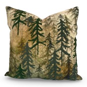 CUSHION COVER FOREST VELVET（クッションカバー　北欧　柄：森）