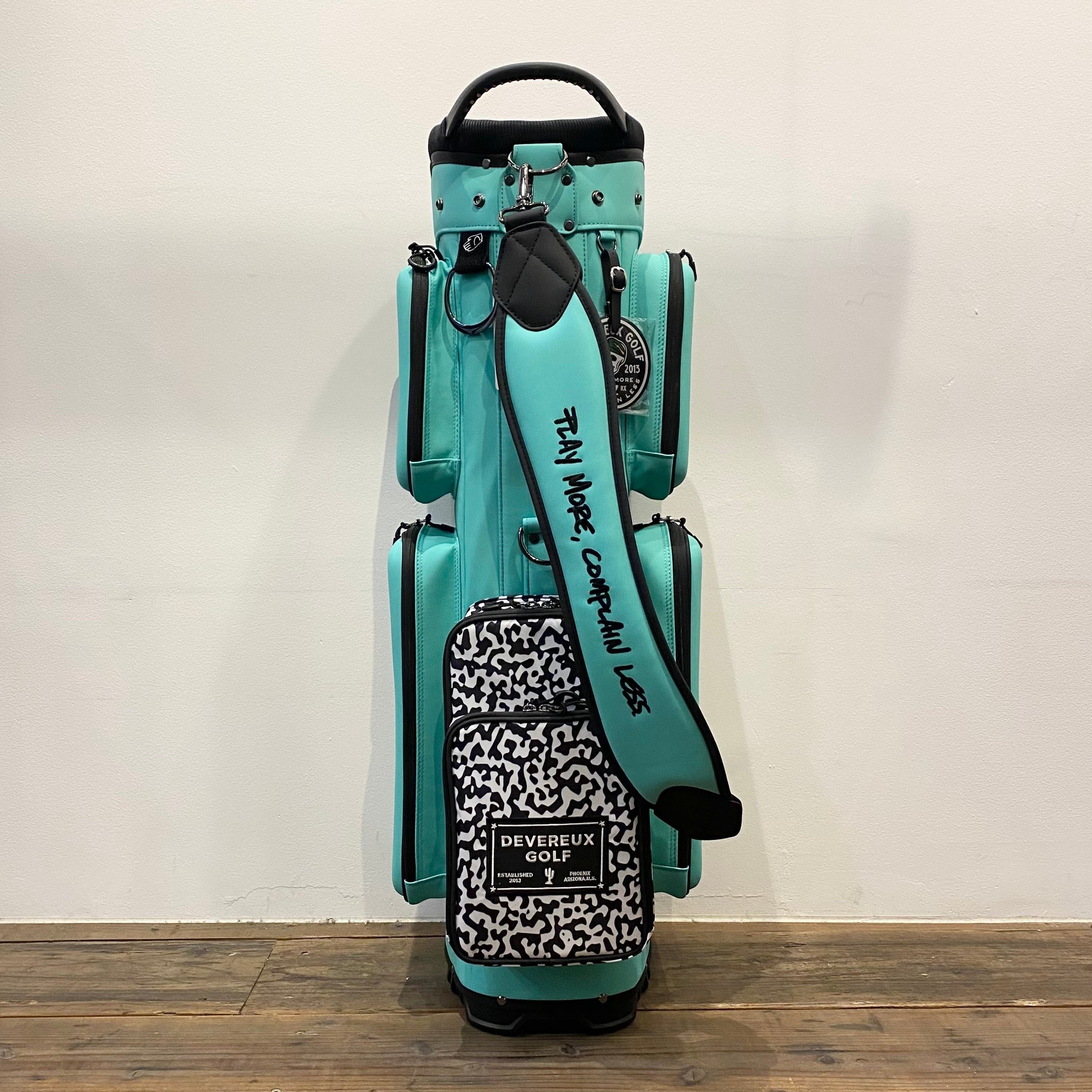 DEVEREUX GOLF ターコイズ ゴルフバッグ　キャディバッグ DEVEREUX GOLF - 【銀行振込・代金引換不可】【返品・交換不可】 Deep