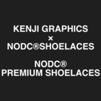 KENJI GRAPHICS × NODC®SHOELACES PREMIUM WIDE OVALSHOELACES Ghost Pink