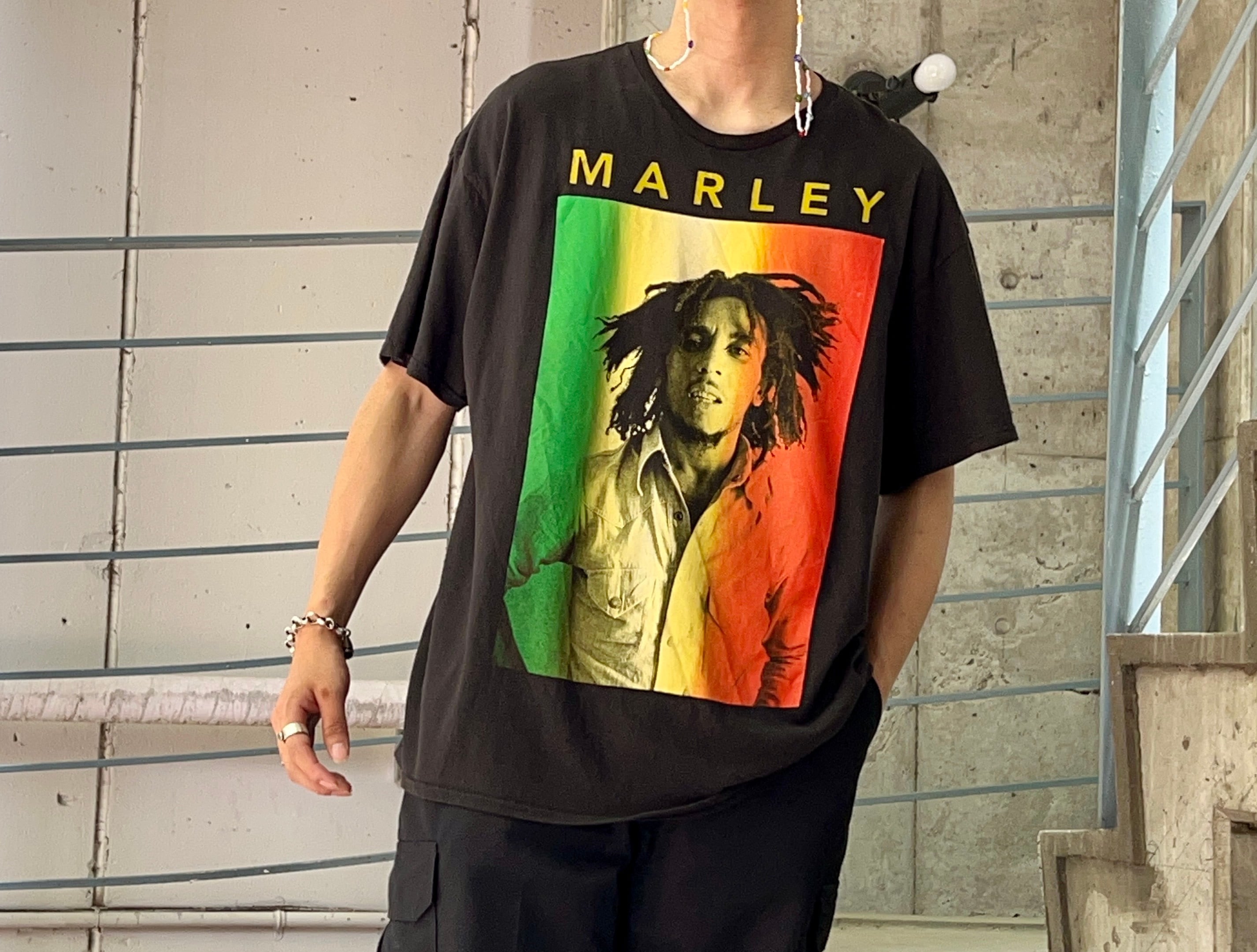 BOB MARLEY ボブマーリー RAP TEE ラップT バンドTシャツ バンT メンズ