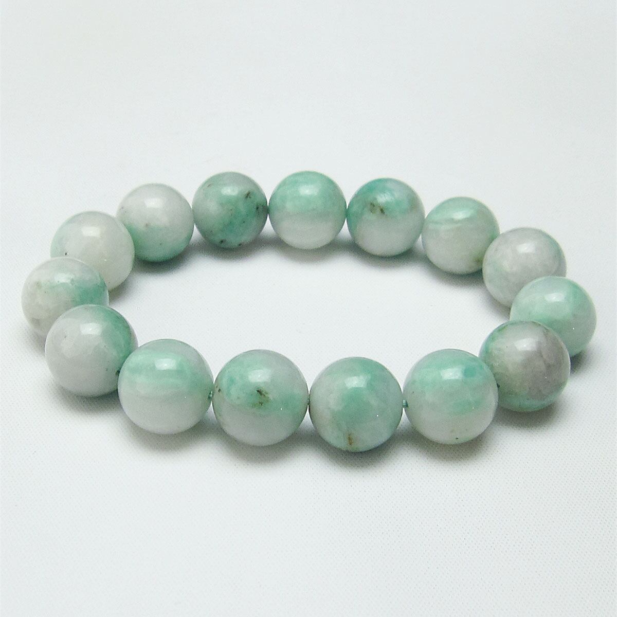 エメラルド ブレスレット 14mm 一点物 111-22738