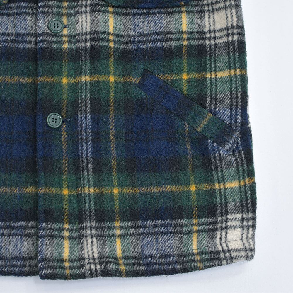 70～80s Winbull タータンチェック ウール CPOシャツジャケット