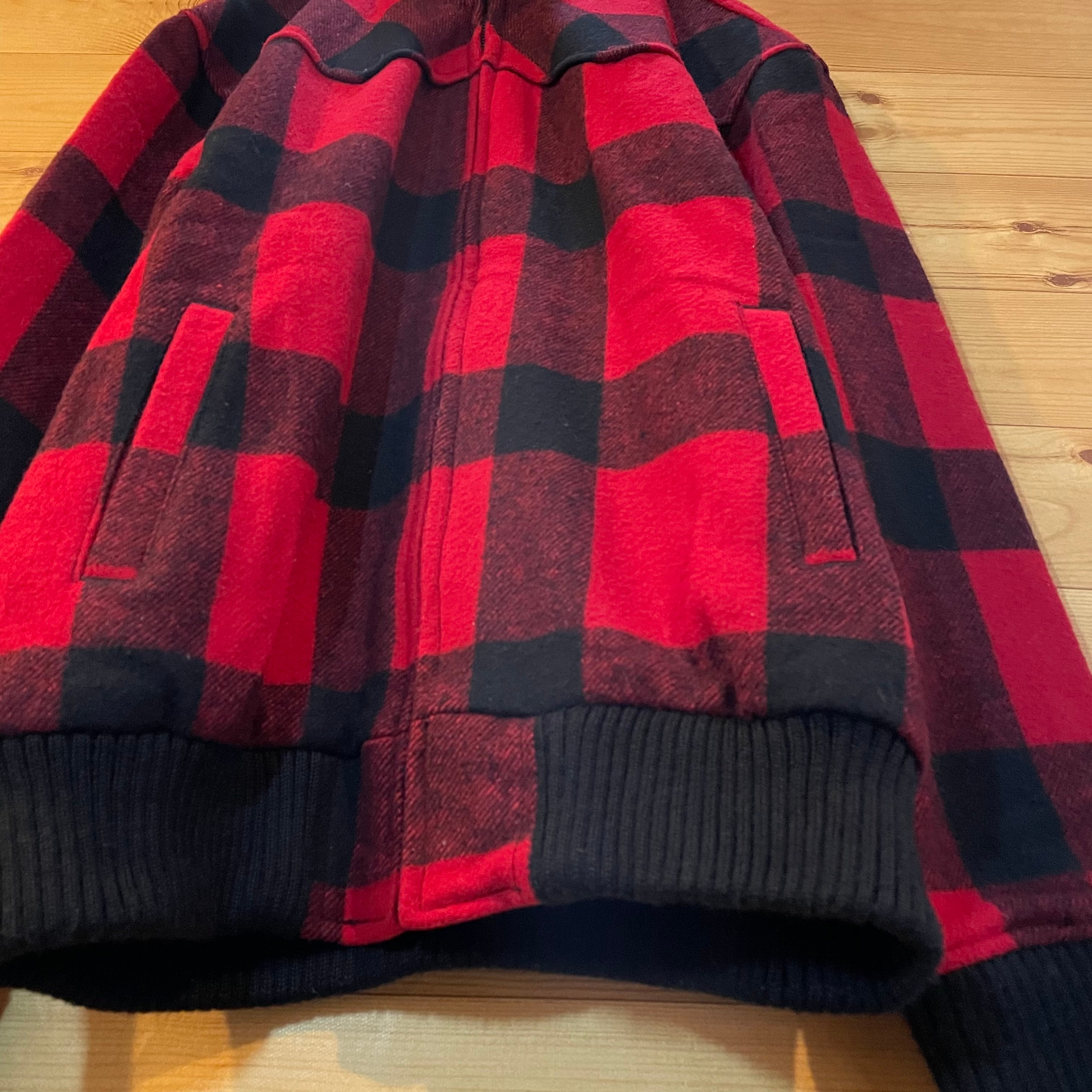 WOOLRICH チェックウールブルゾン