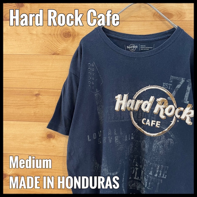 【Hard Rock Cafe】ロゴ プリント Tシャツ ハードロックカフェ ギター M US古着
