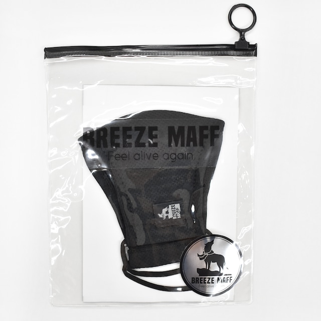  BREEZE MASK BLACK (立体タイプ) ※冷感マスク
