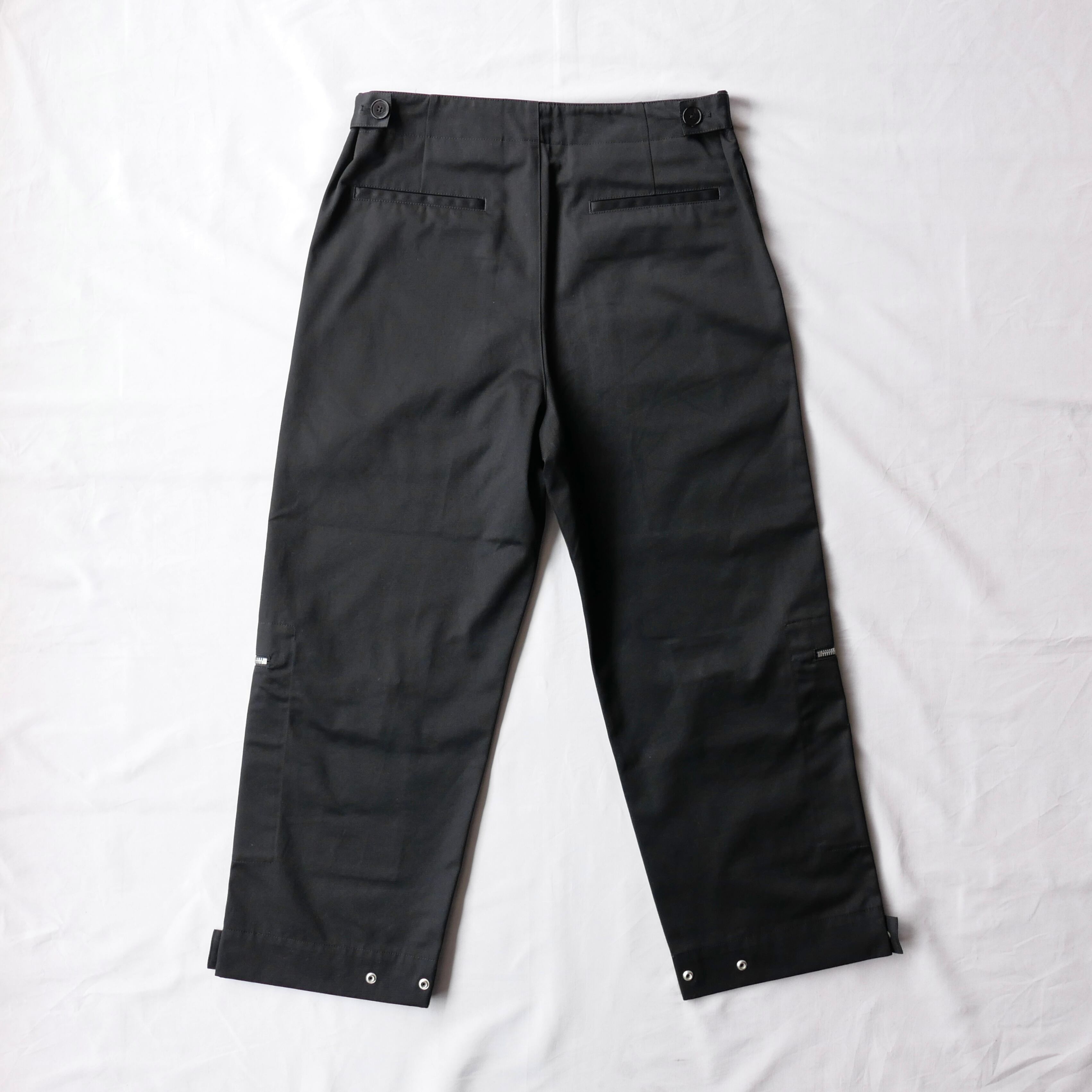JIL SANDER 19AW COTTON ZIP TROUSERS | safarionline