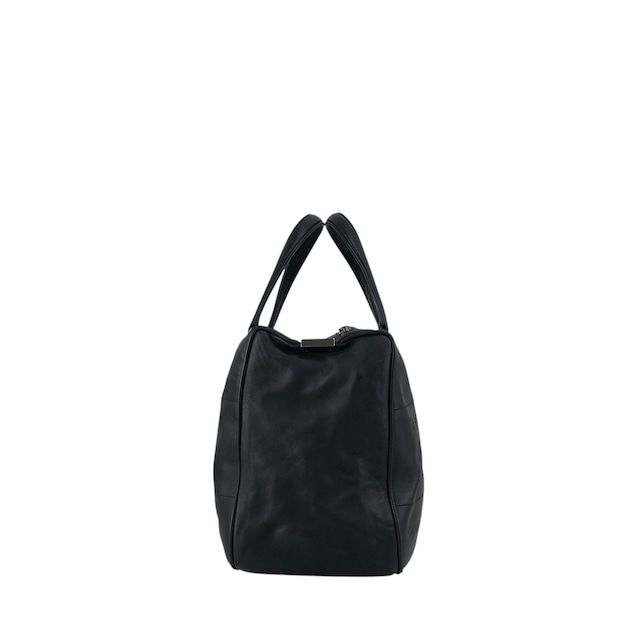 CHANEL シャネル ハンドバッグ ブラック チョコバー レザー ボストンバッグ vintage ヴィンテージ オールド 6gabx8