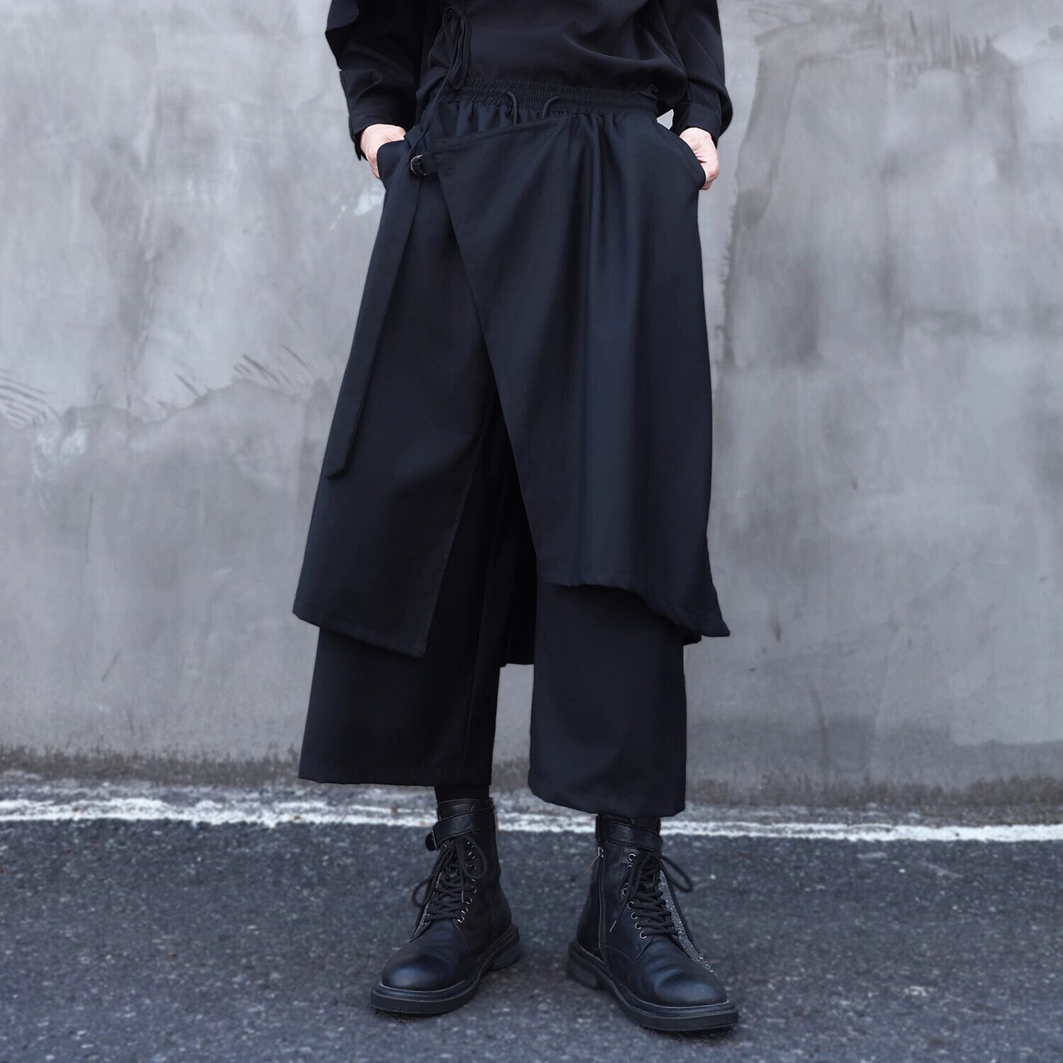 Wrap Design Ankle Pants【TR3308】