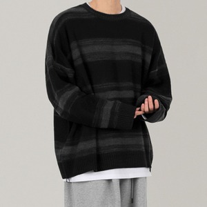 ランダムボーダーニット　MT0080330