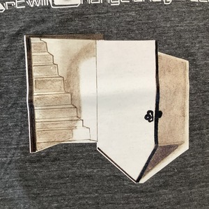 Stairs ( 階段 ) ワイドTシャツ ヘザーブラック