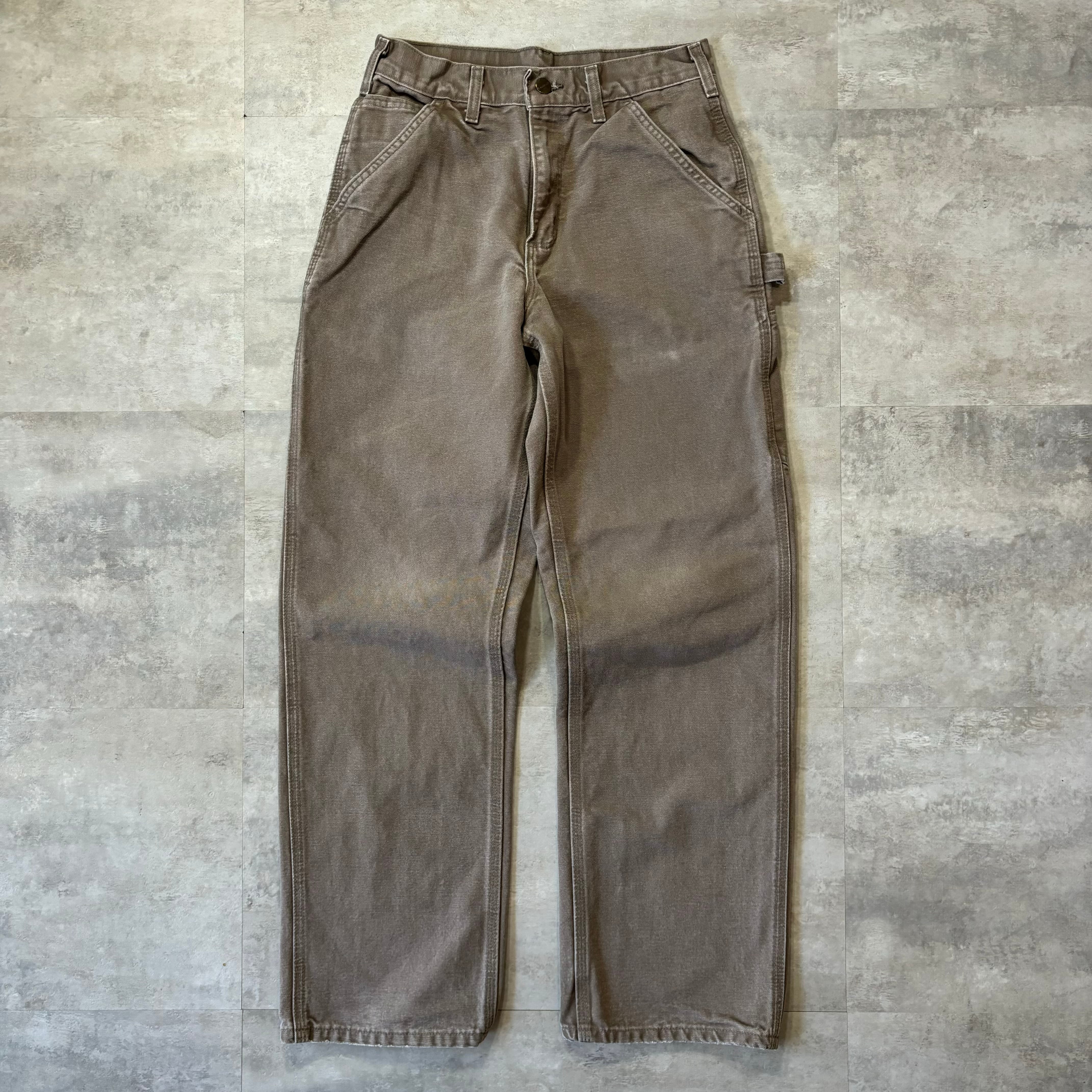 《実寸w26l30》carhartt ダック生地 ワークパンツ ペインターパンツ no.1233