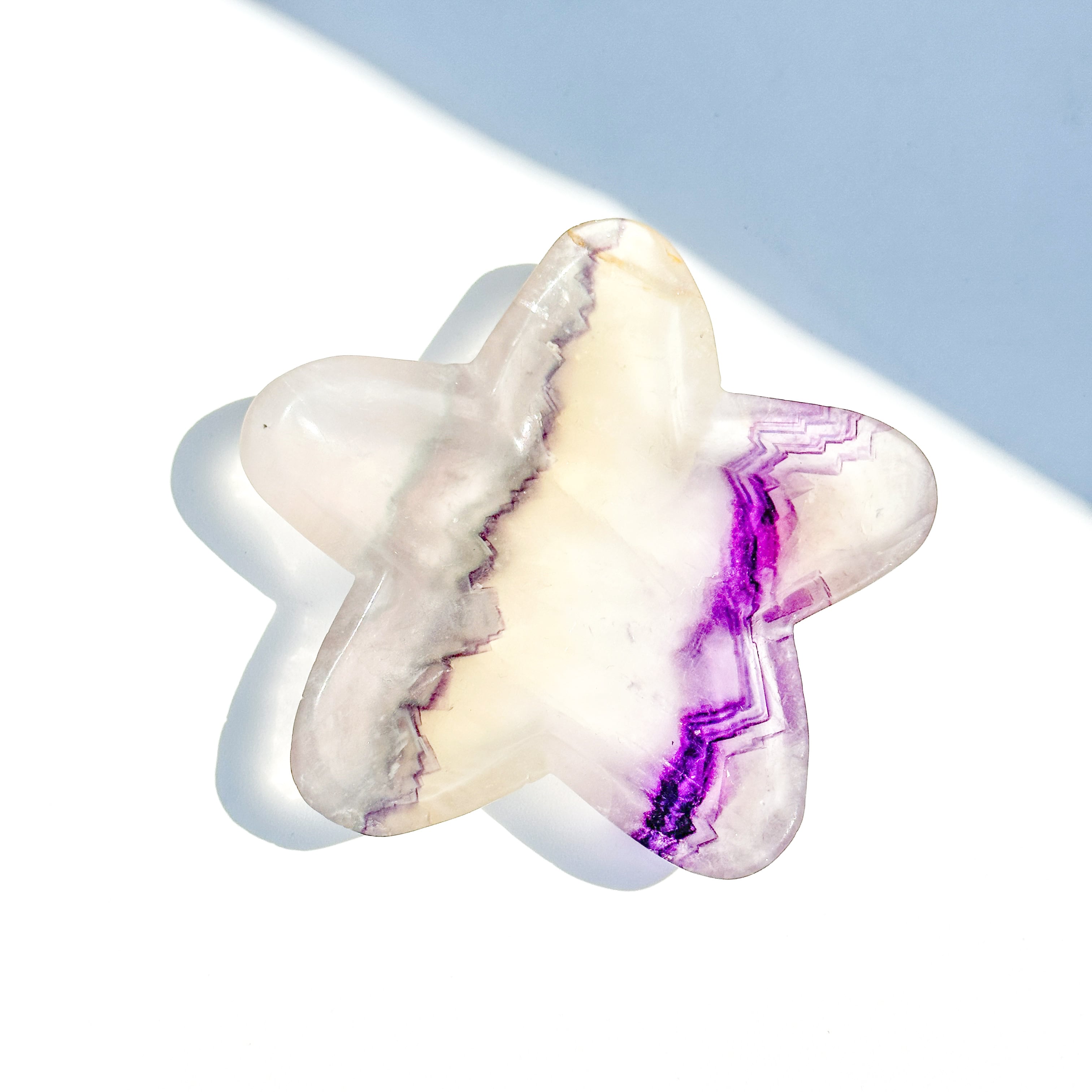 レインボーフローライト星型のうつわ01◇ RainbowFluorite ◇天然石
