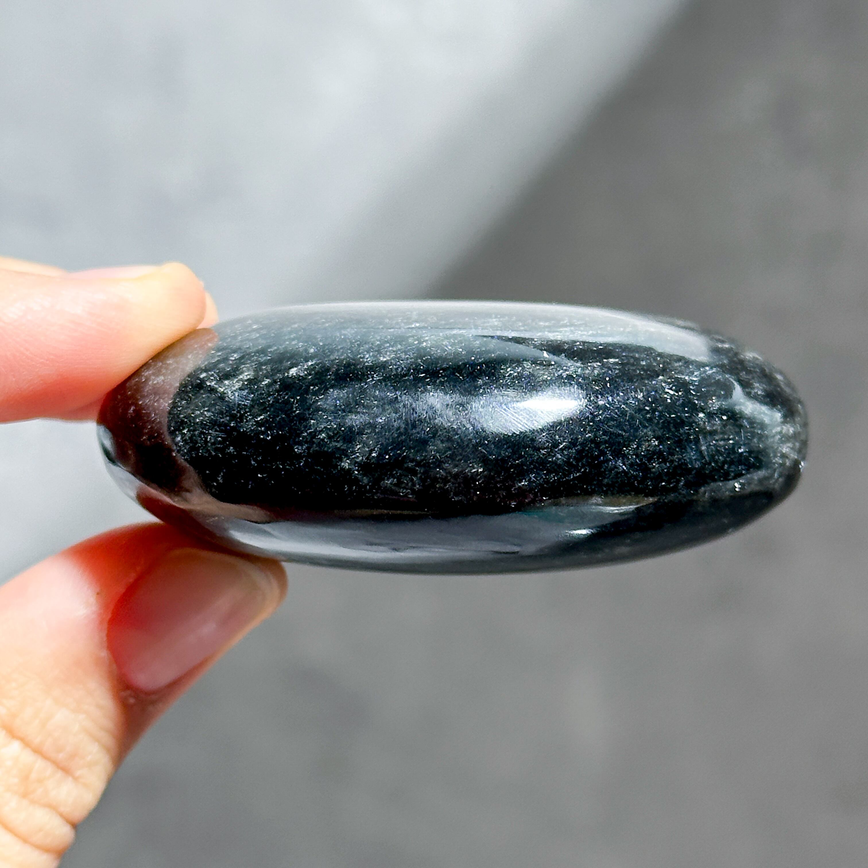 シルバーオブシディアン パーム73◇Silver obsidian◇天然石・鉱物