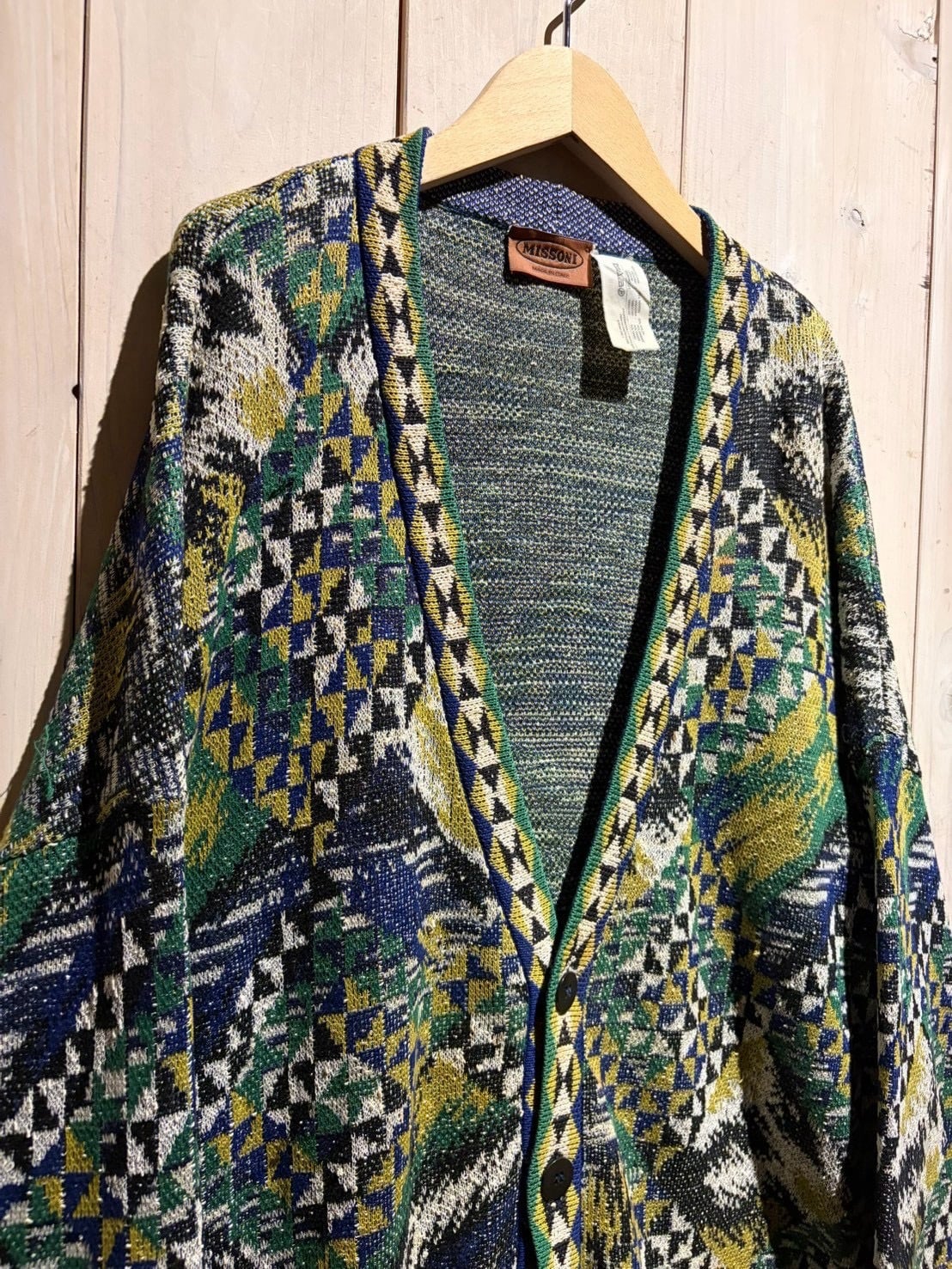 a.k.a.C.a.k.a vintage】“MISSONI”Art Geometric Pattern Vintage