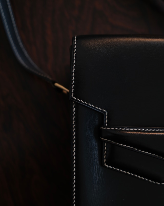 1985s HERMES FACO STITCH SHOULDER BAG
