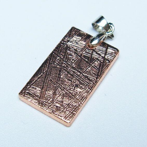 ギベオン ペンダント 隕石 メテオライト ピンクゴールド 一点物 おまかせ便 112-13518