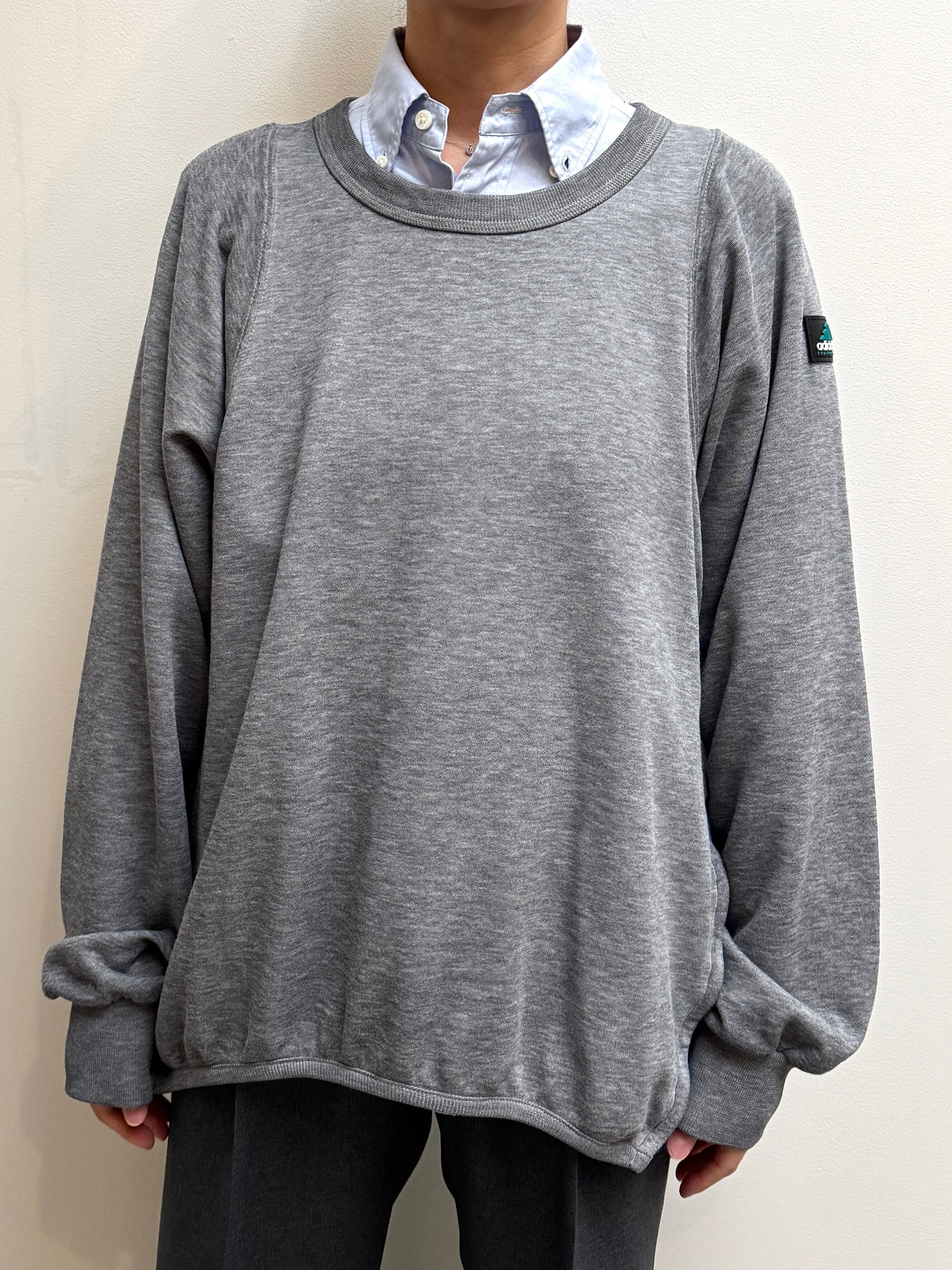 CU16-11 USED adidas EQUIPMENT LONG SLEEVE TEE -GRAY-