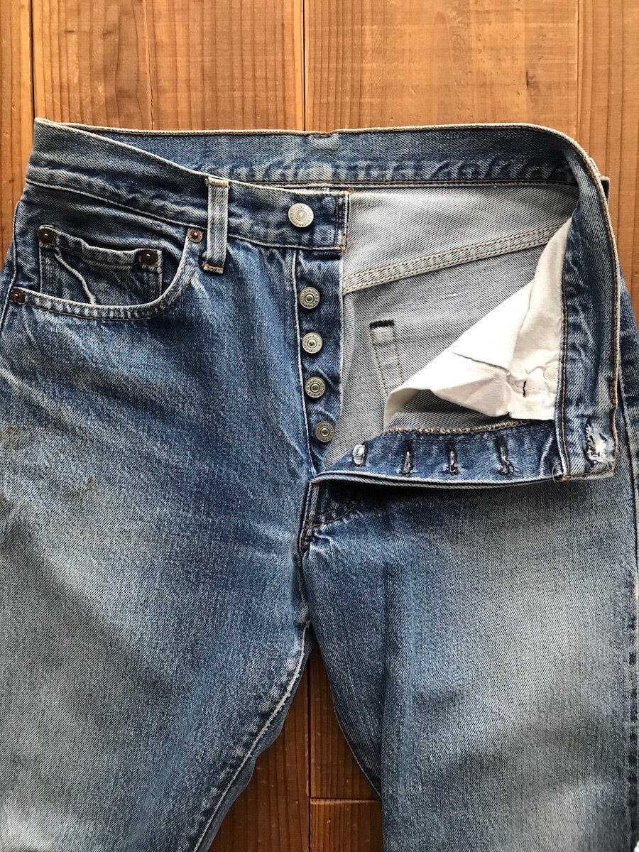 80' Levi's 501 デニムパンツ　赤耳　良雰囲気　表記(30×33)
