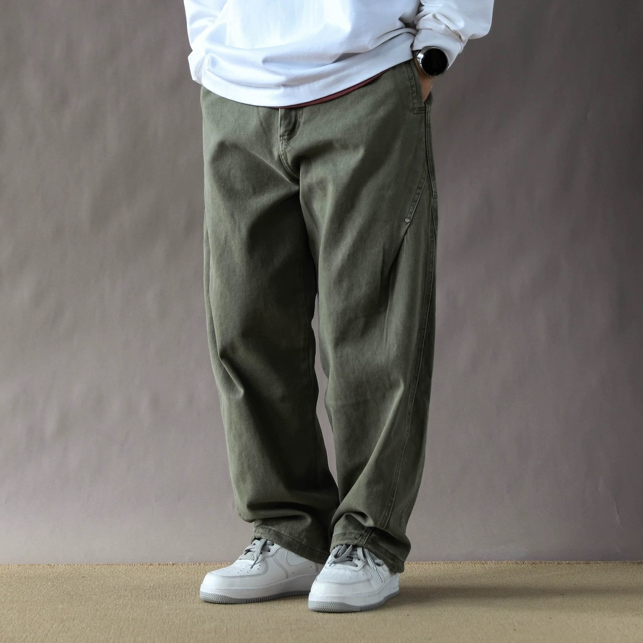 Wide tapered work jogger pants 1212 - 12