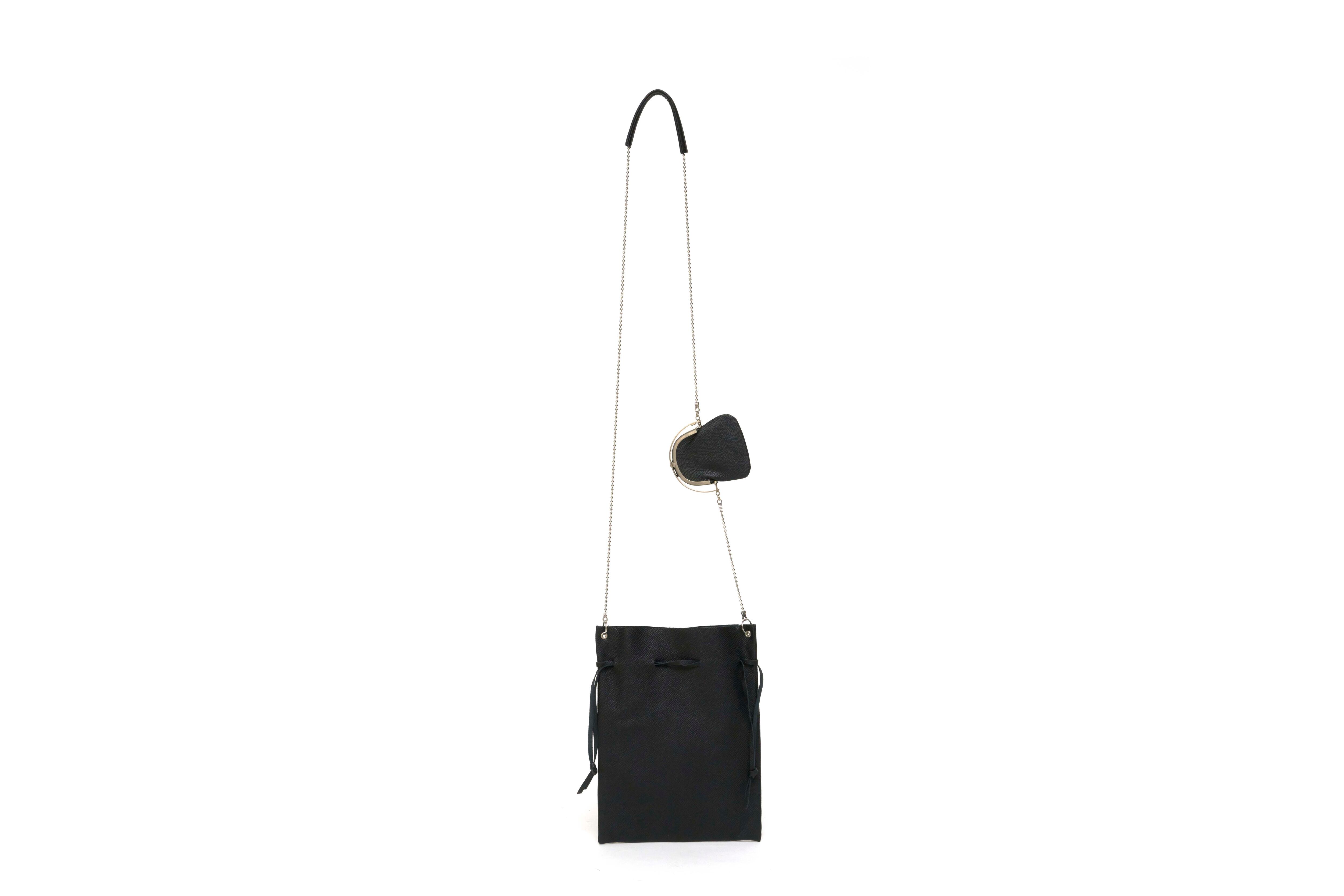 ED ROBERT JUDSON ODD-chain pouch & frame purse(BLACK) BO1XBG-115