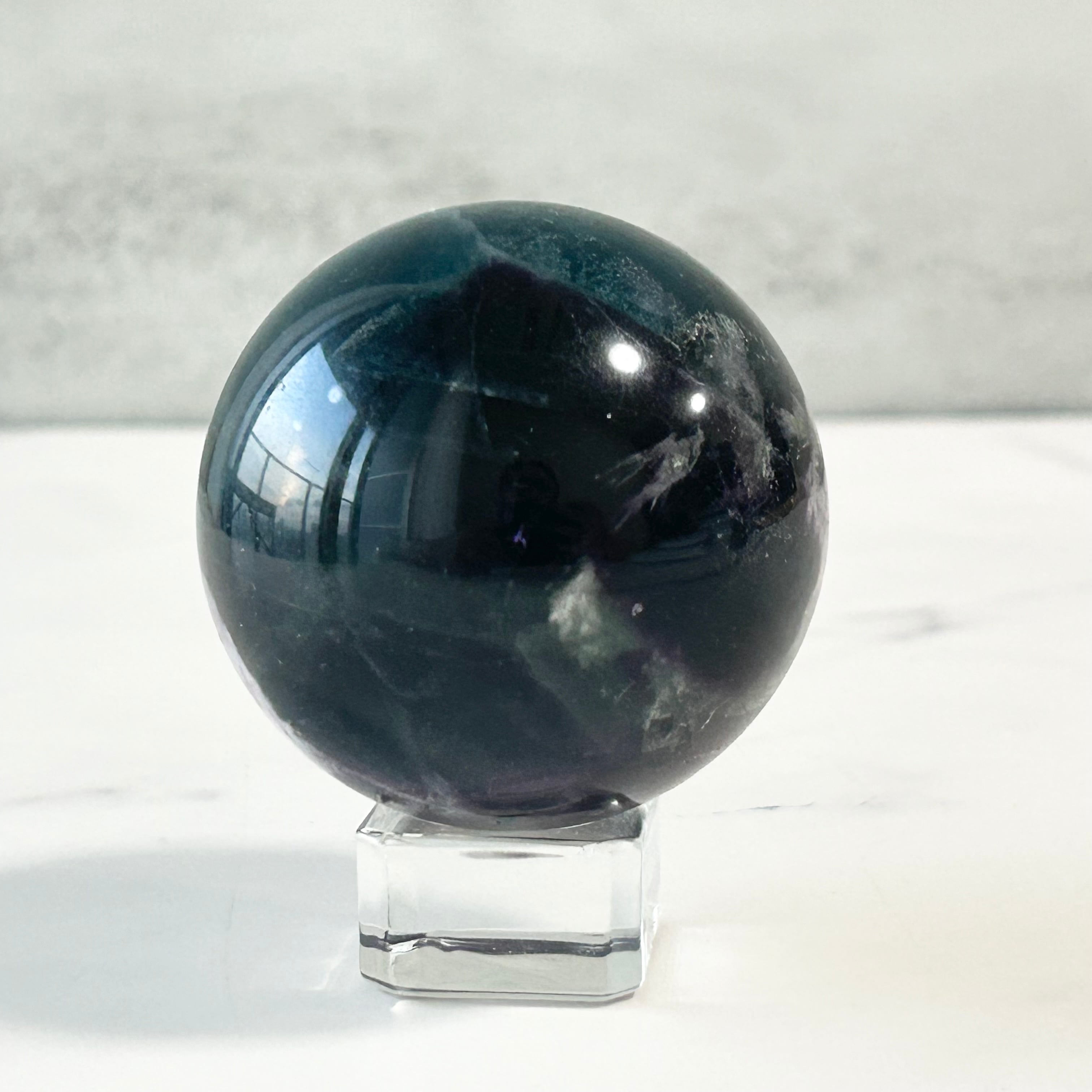 エンジェルフェザーフローライト・ブルーフローライト スフィア