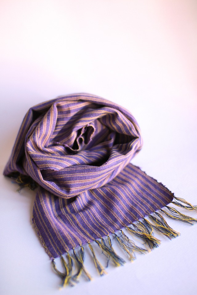 木綿ショール No.65　【村穂久美雄】