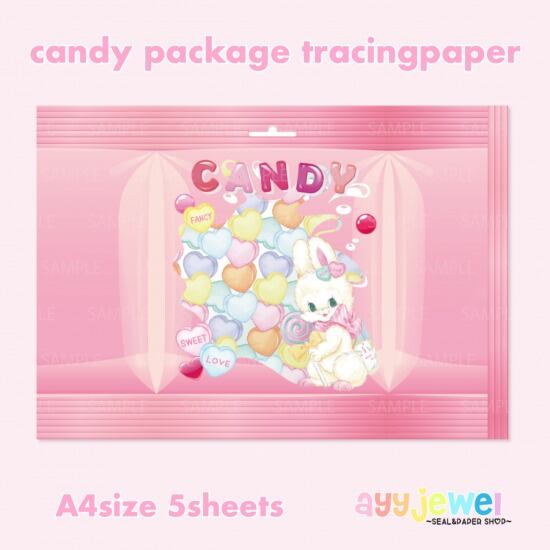 トレーシングペーパー10.candy package~pink~