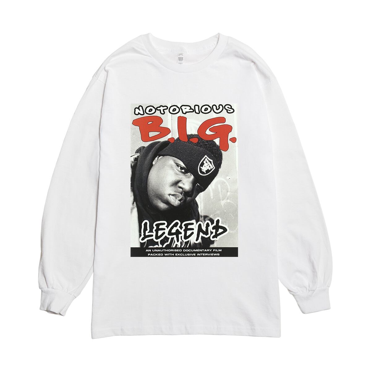The Notorious B.I.G Cover L/S Tee (White) | EMPIRE NEW YORK