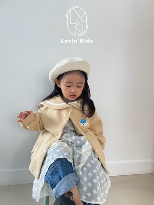 【Lovin'】セーラージャンパー 80〜130cm クリーム
