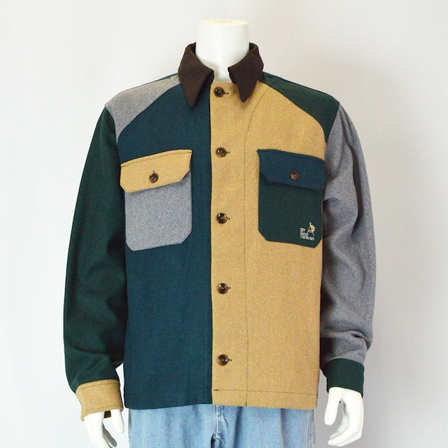 go slow caravan ゴースローキャラバン｜WOOL LIKE FABRIC CPOジャケット｜メンズ 3020221-165 クレイジー1