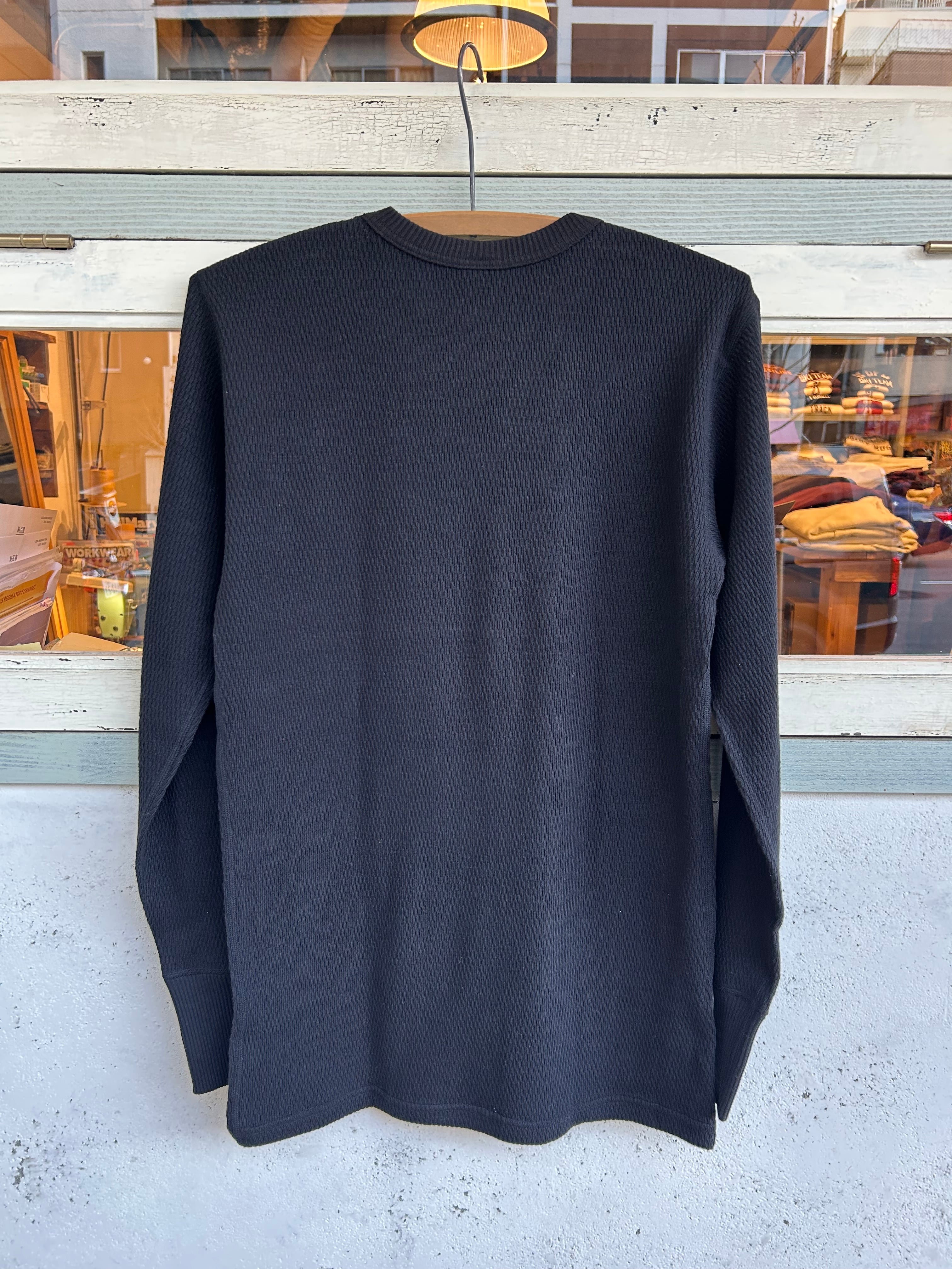 WAREHOUSE 5903 4本針クルーネックワッフル長袖T | union online shop