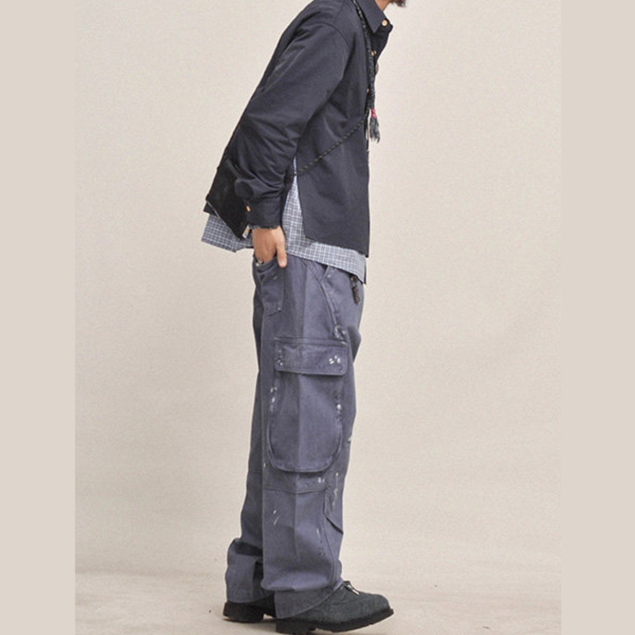 ヴィンテージ ウォッシュ・ペイントワークカーゴ N3549 - 6