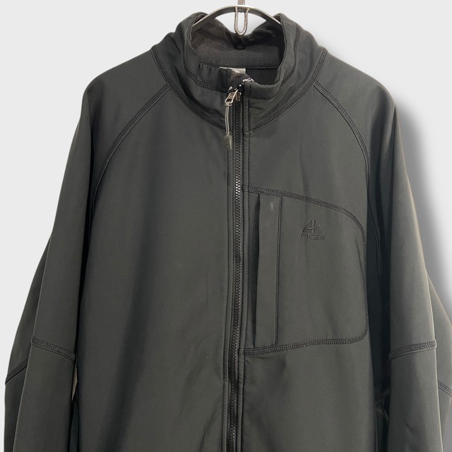 00s NIKEACG ナイキ ソフトシェルジャケット ブラック　L