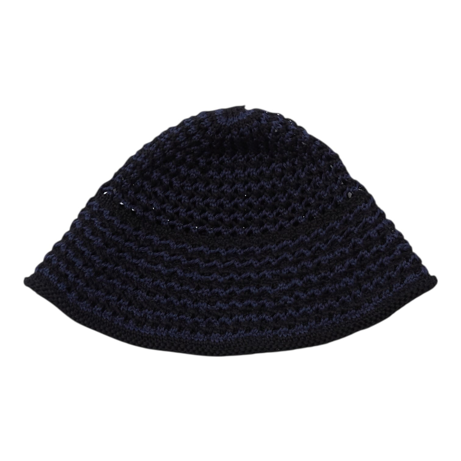 【Diaspora Skateboards】Cotton Croche Knit Hat (BLACK)〈国内送料無料〉