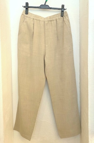 Tech Canvas Easy Pants　Beige