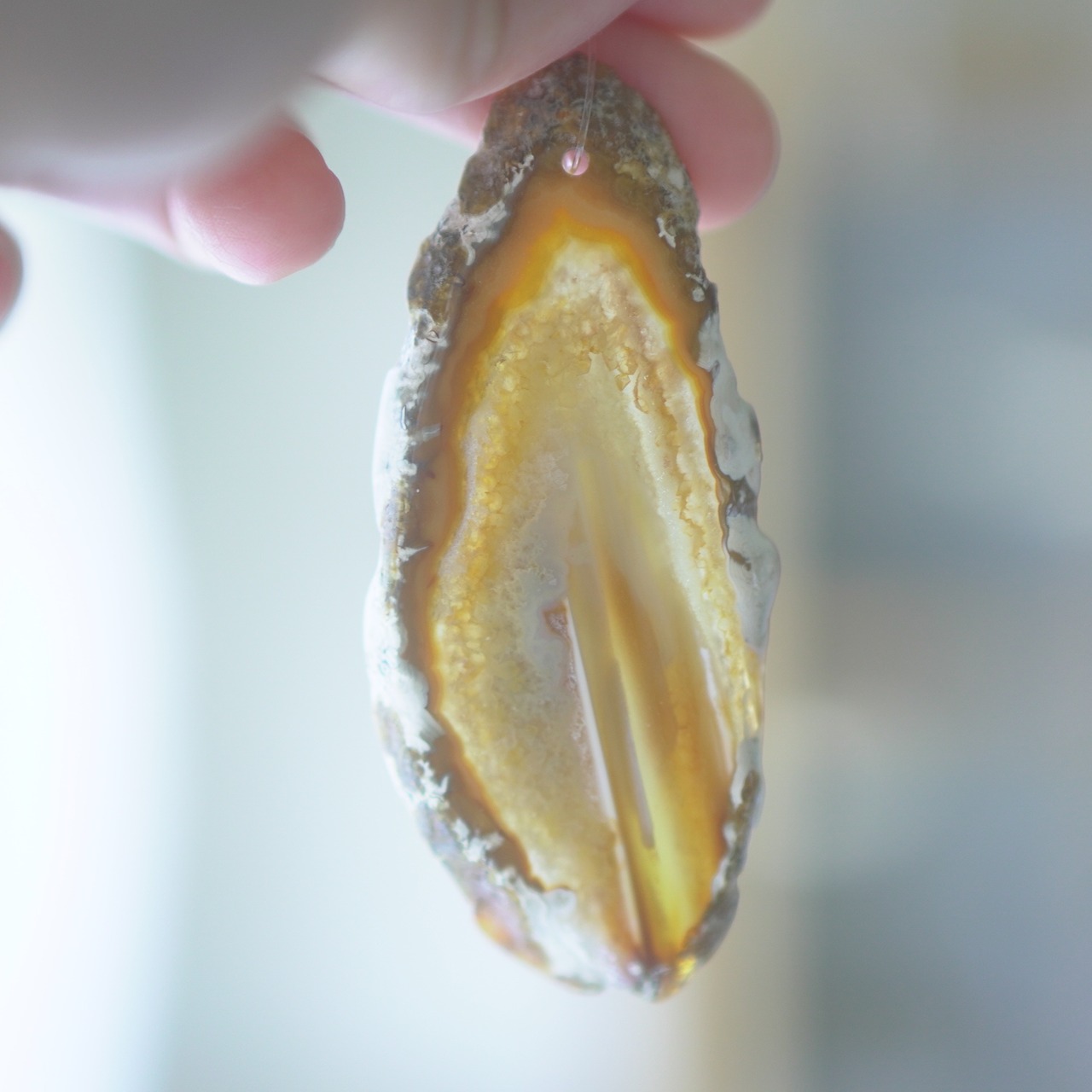 Namib Desert 02 - アゲートヒーリングチャイム / Agate Sun Catcher Wind Chime 1043