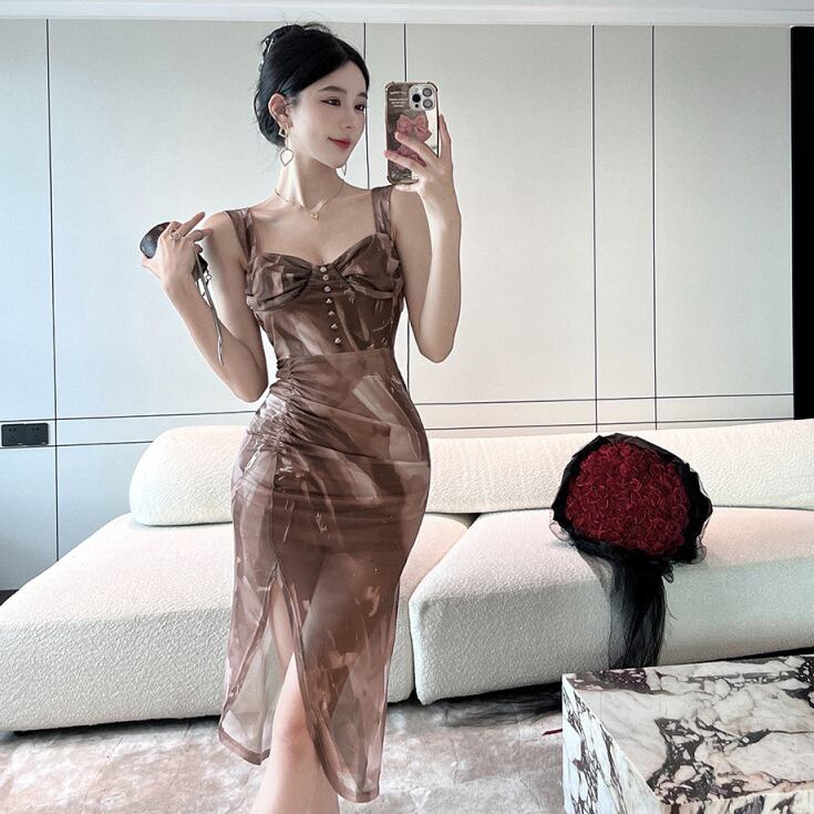 ロングドレス キャバドレス 新作 指名 セクシー 花柄YT2-LQE5388H449